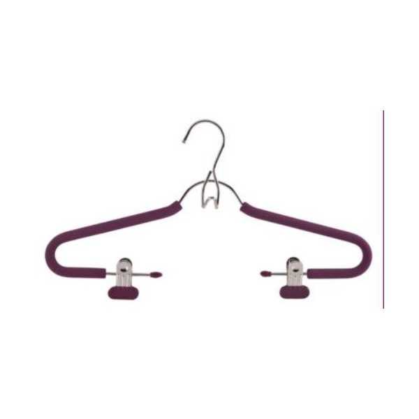 Percha Cromada con Espuma 2 Pinzas 39 cm MON8882 [LOTE DE 8 Unidades] MONDEX