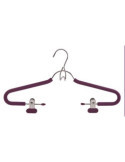 Percha Cromada con Espuma 2 Pinzas 39 cm MON8882 [LOTE DE 8 Unidades] MONDEX