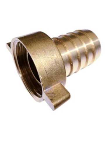 Racor Latón H Dos Piezas Manguera 1 X25MM [LOTE DE 6 Unidades] MT