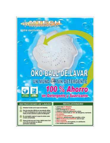 Bola de Lavar Oko-Ball [LOTE DE 2 Unidades] MTECH INNOVATION