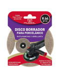 Disco Abrillantador Borrador Porcelanico K64 115MM [LOTE DE 2 Unidades] MUSSOL