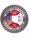 Disco Diamante Hartmetall Turbo 125MM Eje 22,23MM [LOTE DE 2 Unidades] MUSSOL