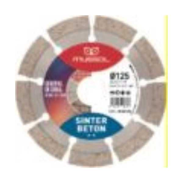 Disco Diamante Sinter Beton 10 125MM Eje 22,2MM [LOTE DE 4 Unidades] MUSSOL
