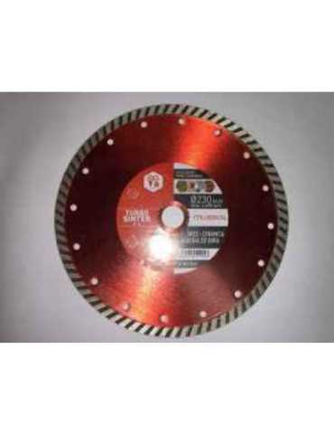 Disco Diamante Turbo Sinter 10 230MM WTSI230 [LOTE DE 2 Unidades] MUSSOL