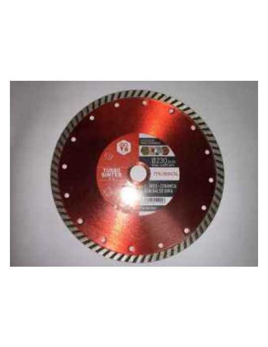 Disco Diamante Turbo Sinter 10 230MM WTSI230 [LOTE DE 2 Unidades] MUSSOL