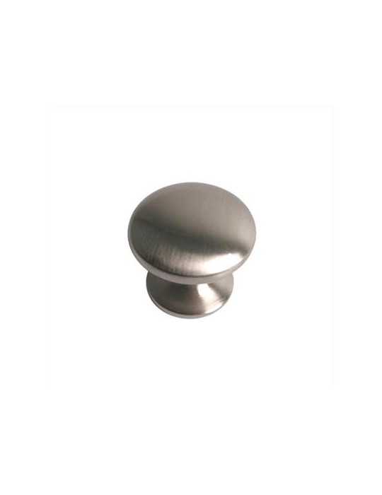 Pomo Mueble Niquel Cepillado 30MM [LOTE DE 12 Unidades] NESU