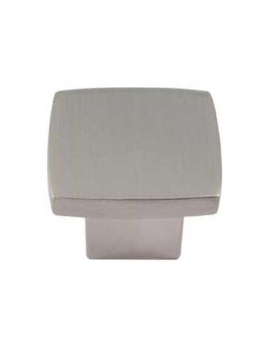 Pomo Mueble 25X25MM Niquel Cepillado 28716 [LOTE DE 14 Unidades] NESU