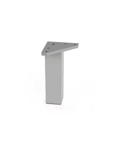 Pata Cuadrada ABS 40 80 mm Aluminio Mate 50012AL [LOTE DE 14 Unidades] NESU