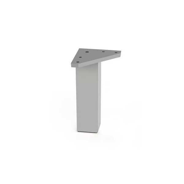 Pata Cuadrada ABS 40 80 mm Aluminio Mate 50012AL [LOTE DE 14 Unidades] NESU
