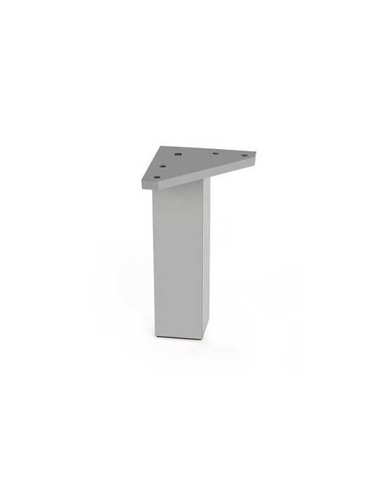 Pata Cuadrada ABS 40 80 mm Aluminio Mate 50012AL [LOTE DE 14 Unidades] NESU
