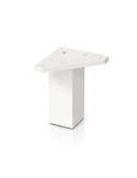 Pata Cuadrada ABS 40 80 mm Blanco 50012BL [LOTE DE 18 Unidades] NESU