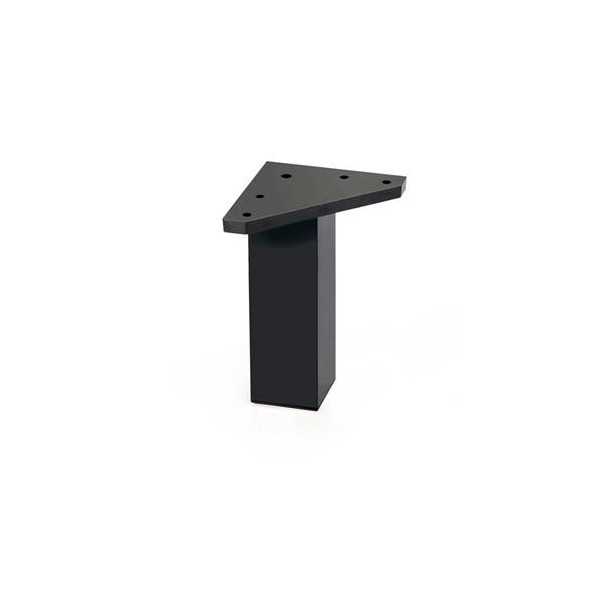Pata Cuadrada ABS 40 80 mm Negro 50012NE [LOTE DE 18 Unidades] NESU
