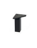 Pata Cuadrada ABS 40 80 mm Negro 50012NE [LOTE DE 18 Unidades] NESU