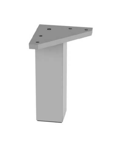 Pata Cuadrada ABS 40 120 mm Aluminio Mate 50014AL [LOTE DE 12 Unidades] NESU