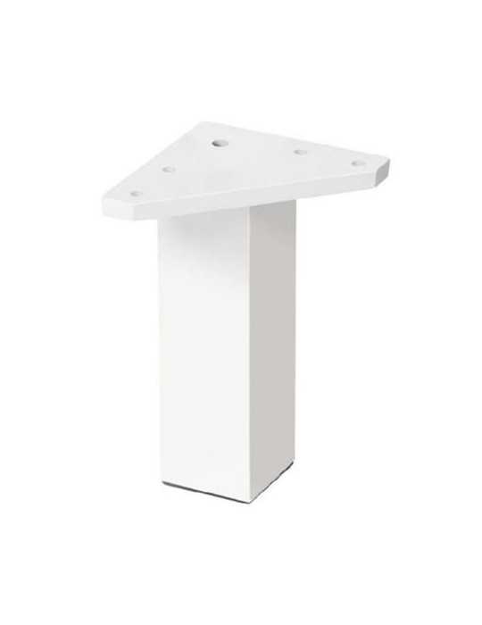 Pata Cuadrada ABS 40 120 mm Blanco 50014BL [LOTE DE 16 Unidades] NESU