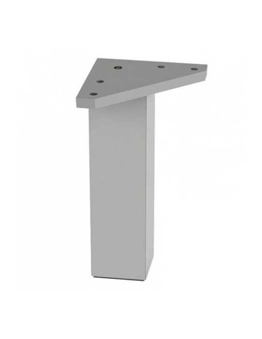 Pata Cuadrada ABS 40 150 mm Aluminio Mate 50015AL [LOTE DE 12 Unidades] NESU