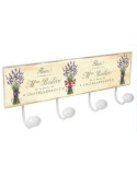 Percha Pared 4 Pomos Porcelana Lavanda 4 9063B35 [LOTE DE 2 Unidades] NESU