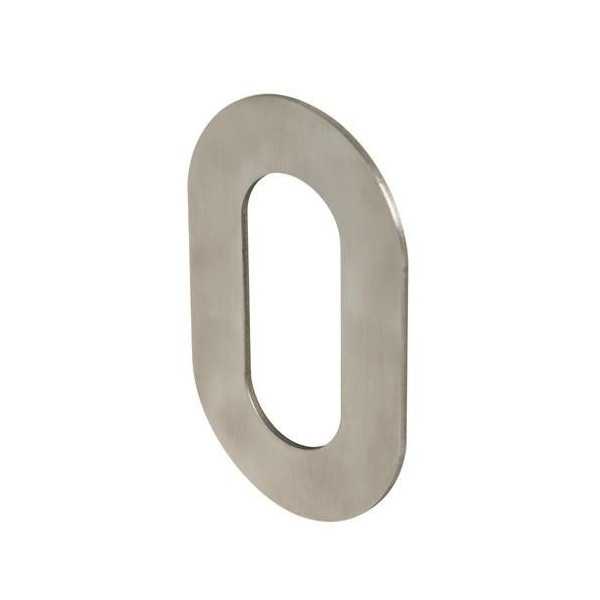 Número 0 Adhesivo 100X64X2MM Inoxidable Satinado [LOTE DE 10 Unidades] NESU
