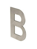 Letra B Adhesiva 100X64X2MM Inoxidable Satinado [LOTE DE 10 Unidades] NESU