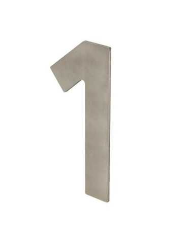 Número 1 para Atornillar 100X64X2MM Inoxidable Satinado [LOTE DE 8 Unidades] NESU