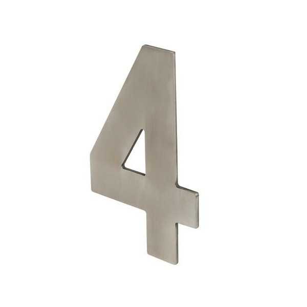 Número 4 para Atornillar 100X64X2MM Inoxidable Satinado [LOTE DE 8 Unidades] NESU