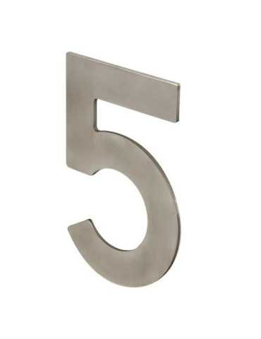 Número 5 para Atornillar 100X64X2MM Inoxidable Satinado [LOTE DE 8 Unidades] NESU