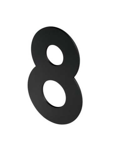 Número 8 para Atornillar 100X64X2MM Inoxidable Negro Mate [LOTE DE 8 Unidades] NESU