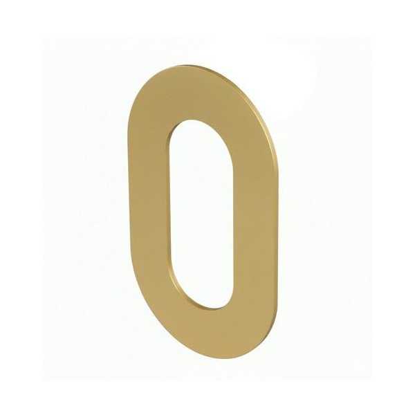 Número 0 para Atornillar 100X64X2MM Inoxidable Latón Mate [LOTE DE 8 Unidades] NESU