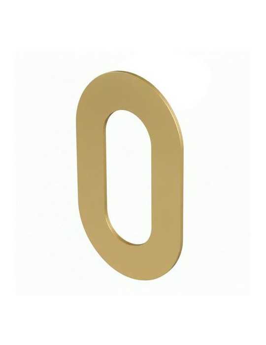 Número 0 para Atornillar 100X64X2MM Inoxidable Latón Mate [LOTE DE 8 Unidades] NESU