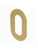 Número 0 para Atornillar 100X64X2MM Inoxidable Latón Mate [LOTE DE 8 Unidades] NESU
