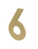Número 6/9 Atornillar 100X64X2MM Inoxidable Latón Mate [LOTE DE 8 Unidades] NESU