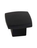 Pomo 25X25MM Pintura Negra Mate 28722 [LOTE DE 18 Unidades] NESU