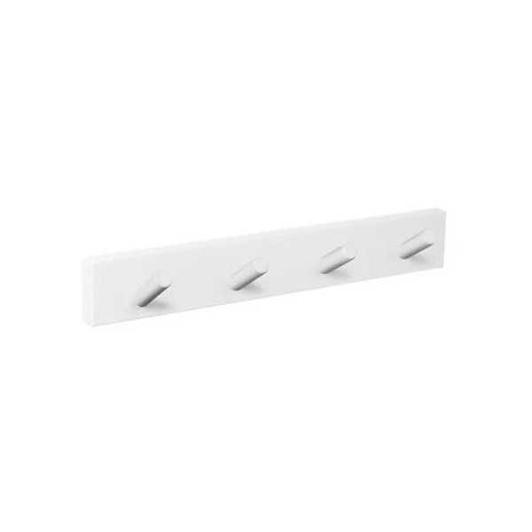 Percha Pared Blanca 4 Pomos Inclinados BCO. 9400BLBL4 [LOTE DE 4 Unidades] NESU