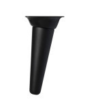 Pata Conica INCLI. 150MM Negra/Plato Metal Negro [LOTE DE 4 Unidades] NESU