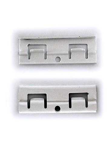Empalme Riel sin Aluminio Blanco 7908BL [LOTE DE 42 Unidades] NEWELL