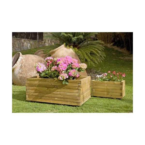 Jardinera Madera RECTAN. 40X100X50 Nortgaia 2013825 INTERMAS