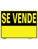 Cartel PVC 45X35 Se Vende [LOTE DE 16 Unidades] NORMALUZ