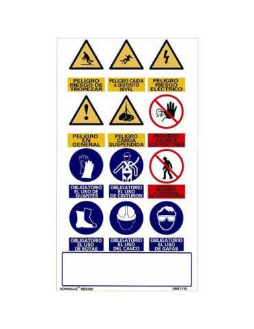 Cartel PVC 50X90 Combinado [LOTE DE 4 Unidades] NORMALUZ