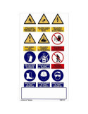 Cartel PVC 50X90 Combinado [LOTE DE 4 Unidades] NORMALUZ
