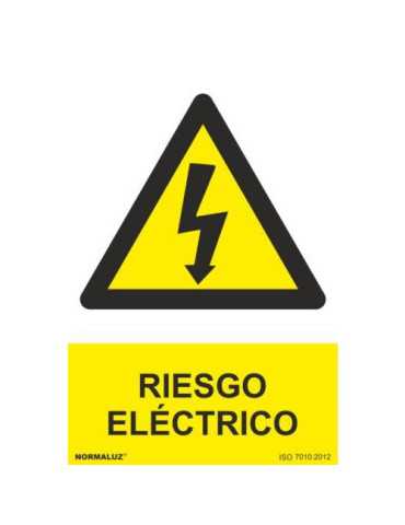Señal Riesgo Eléctrico [LOTE DE 20 Unidades] NORMALUZ