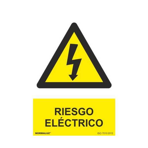 Señal Riesgo Eléctrico [LOTE DE 20 Unidades] NORMALUZ