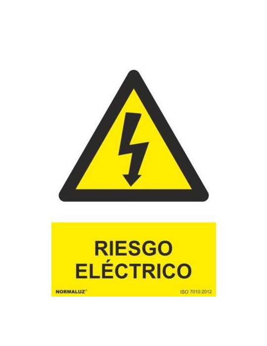 Señal Riesgo Eléctrico [LOTE DE 20 Unidades] NORMALUZ