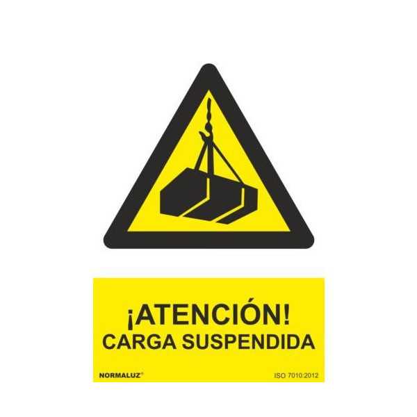 Señal Carga Suspendida [LOTE DE 20 Unidades] NORMALUZ