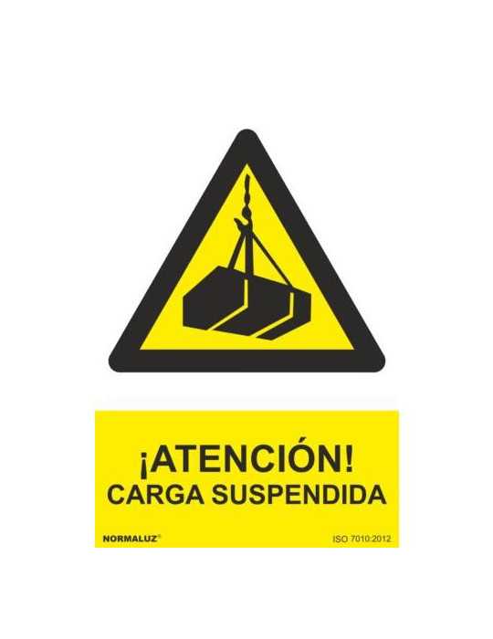 Señal Carga Suspendida [LOTE DE 20 Unidades] NORMALUZ