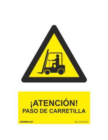 Señal Paso Carretilla [LOTE DE 20 Unidades] NORMALUZ