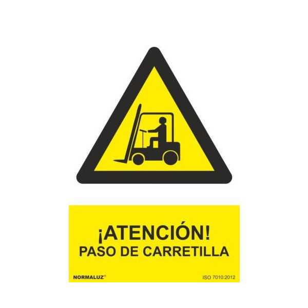 Señal Paso Carretilla [LOTE DE 20 Unidades] NORMALUZ
