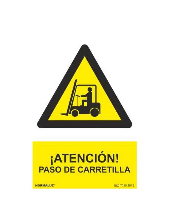 Señal Paso Carretilla [LOTE DE 20 Unidades] NORMALUZ