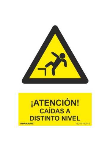 Señal Caída Distinto Nivel [LOTE DE 20 Unidades] NORMALUZ