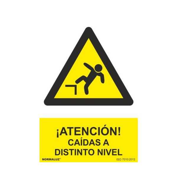 Señal Caída Distinto Nivel [LOTE DE 20 Unidades] NORMALUZ