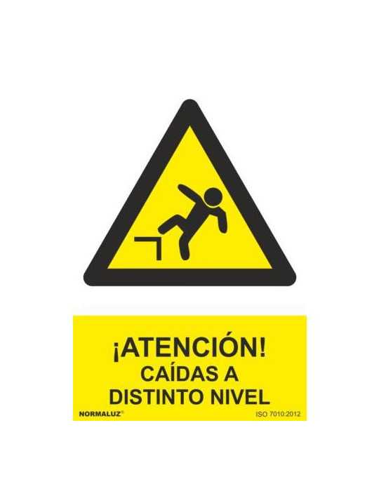 Señal Caída Distinto Nivel [LOTE DE 20 Unidades] NORMALUZ